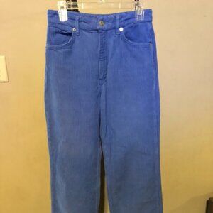 Women’s size 6 Blue Zara Corduroy pants